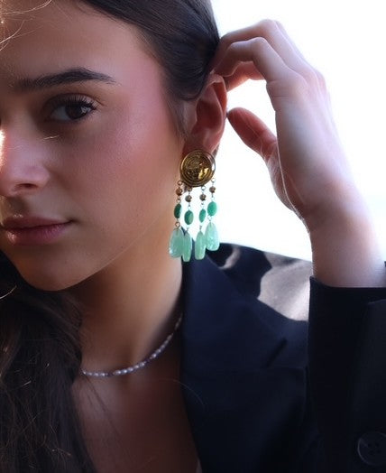 Boucles d'oreilles en acier inoxydable