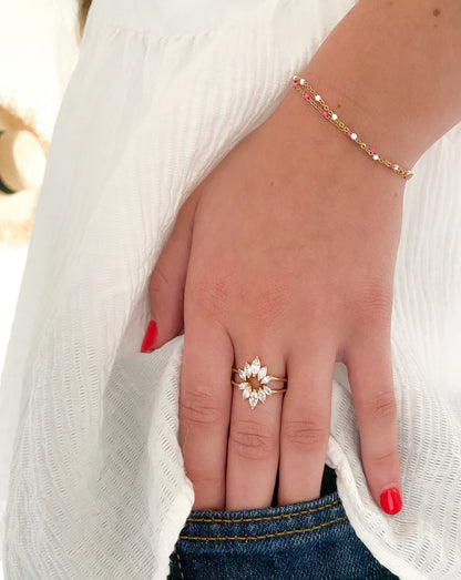 Bague AURA plaqué or